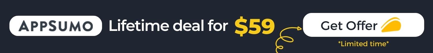 AppSumo Lifetime Deal Banner